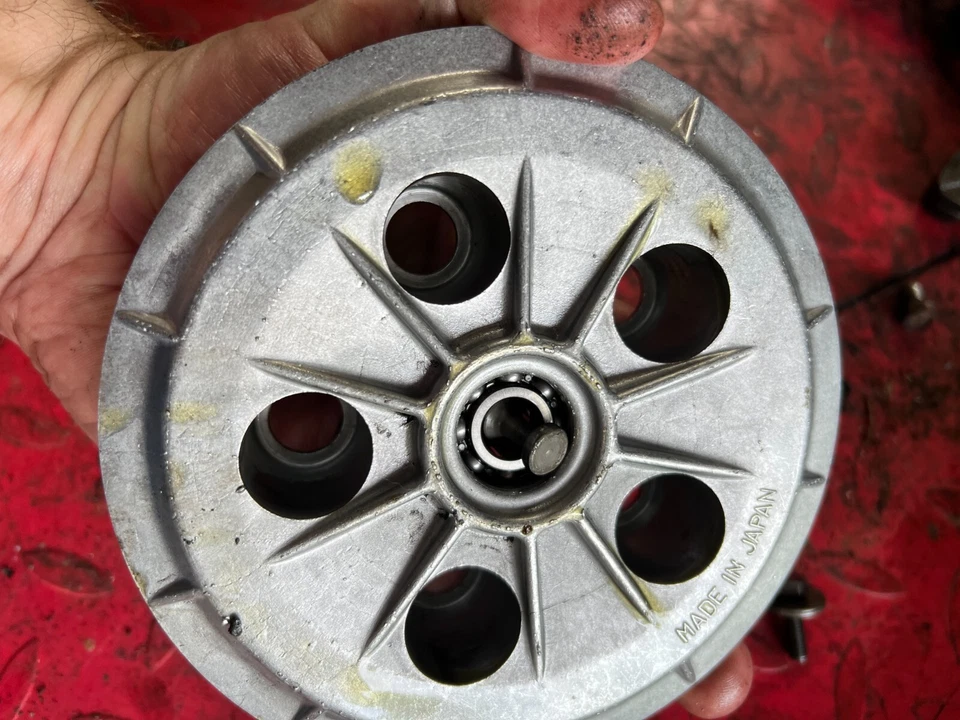 1992 92 Kawasaki Ninja 500 EX500 EX GPZ Pressure Plate + Clutch Springs - Image 2 of 3