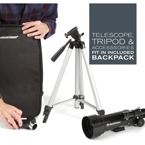 CELESTRON Powerseeker 70400 Astronomical Compact Telescope Travel Scope+Tripod E - Picture 2 of 12