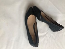 Fendi ballerine pelle  Logo Tacco Scarpe Basse 