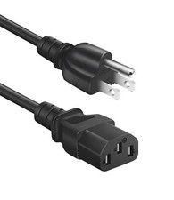 6 Ft AC Power Cord Compatible with Horizon Fitness Treadmills Ellipticals Uni...
