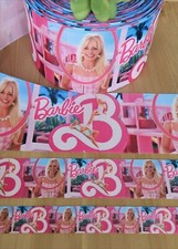 7/8  1.5  3   1 YD Barbie Movie Grosgrain Ribbon Barbie Doll Hair Bow Ribbon