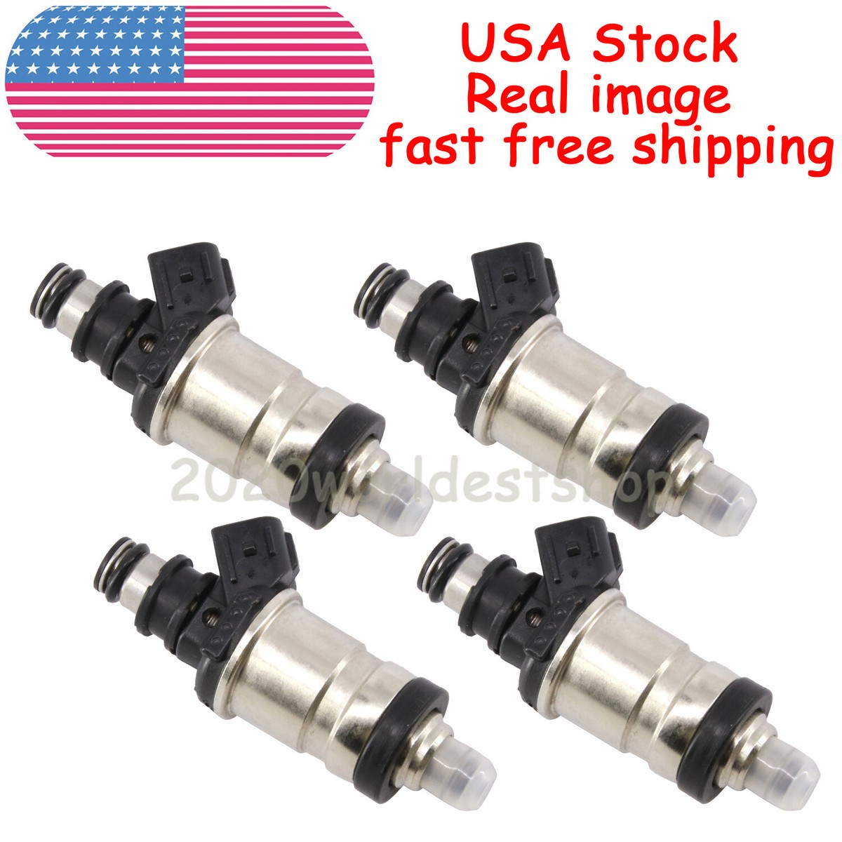SET(4) 842-12192 Fuel Injectors 06164-P2J-000 for 1997-2001 Honda