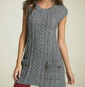 free people cable knit sweater dress