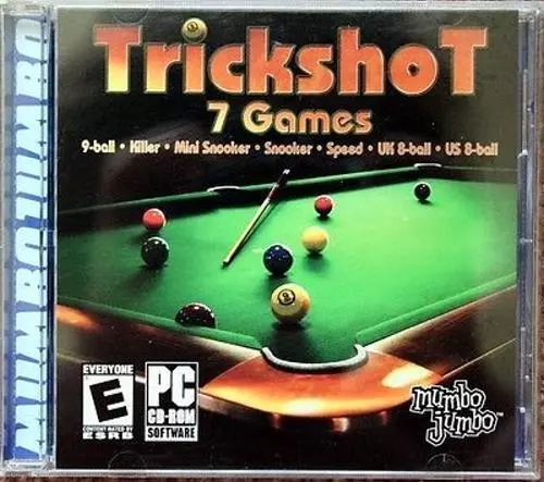 Trickshot PC CD ROM 7 Snooker Pool Games On One Disc Windows XP