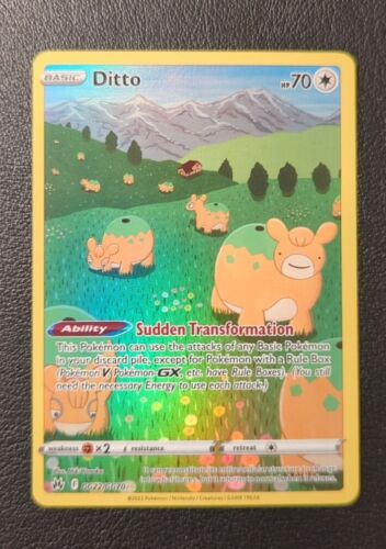 Pokémon TCG Ditto Crown Zenith - Galarian Gallery GG22/GG70 Holo Ultra Rare - Picture 1 of 2