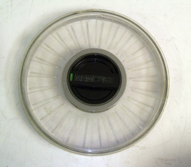 Vintage Mainframe Computer Mini-Reel Magnetic Tape Case
