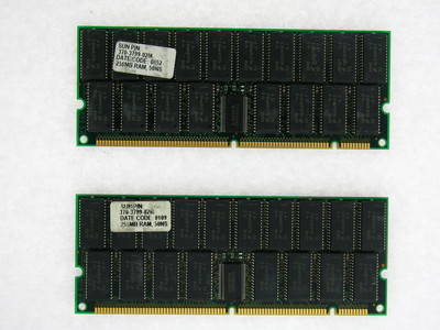 X7039A 2:370-3799 512MB (2x256MB) Memory Kit For Sun Workstation Ultra 10 TESTED