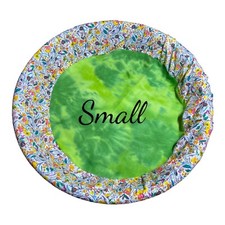 SMALL "Wildflowers" Handmade Fleece Whelping Kiddie Pool Liner for Puppies