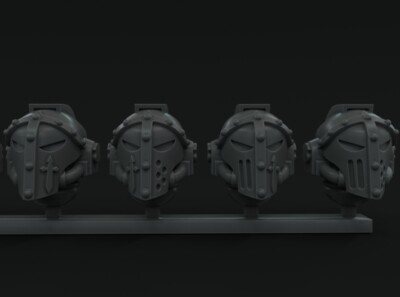 10-20x Dark Angels Knight Helmet Variety Pack