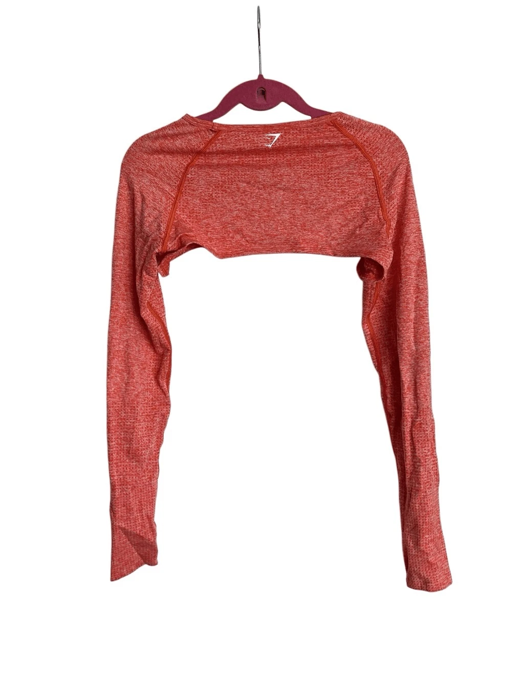 gymshark vital seamless shrug crop long sleeve shirt