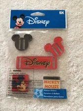 DISNEY MICKEY MOUSE SCRAPBOOK Stickers EK Success Ribbon Sliders NIP