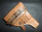 WWII WW2 MILITARY HOLSTER LEATHER for the gun BROWNING M1903/07. 1940.