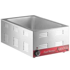 Electric Countertop Food Warmer Full Size Stainless Steel 120V 1200W 12" x 20"