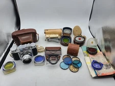 VOIGTLANDER PROMINENT CAMERA w/ ULTRON 1:2/50 & ACCESSORIES -FOR PARTS- C379