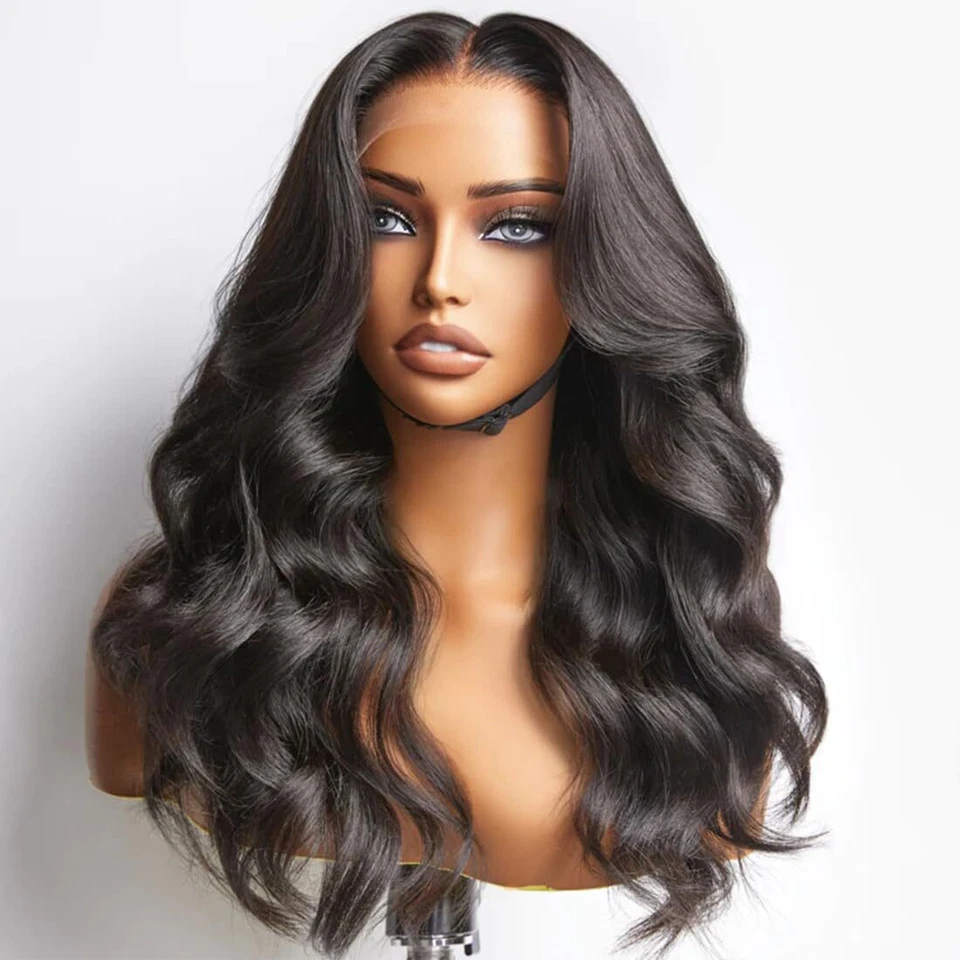 5x5 Silk Top Full Lace Wig Body Wave Silk Base Full Lace Human Hair Wigs - Image 2 of 4