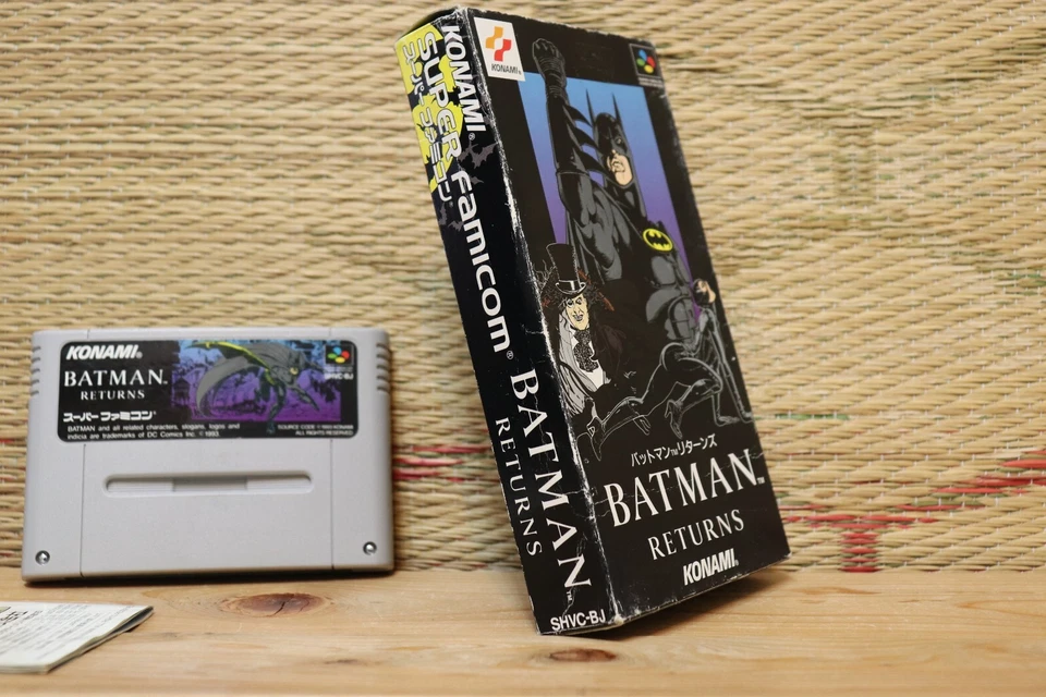 Batman Returns w/box manual Nintendo Super Famicom SFC Very Good Condition! - Image 3 of 4