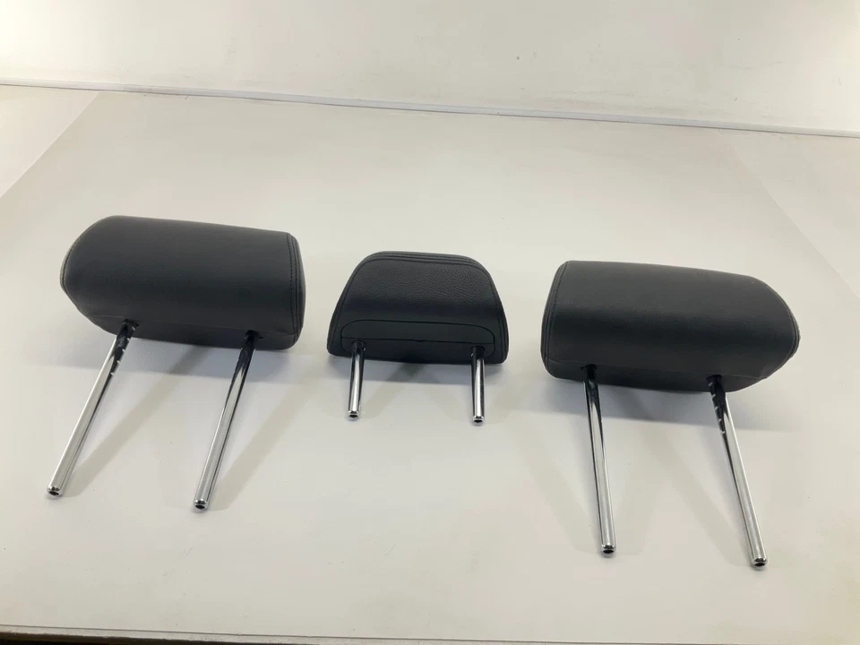 Juego de 3 reposacabezas de asiento trasero 2da fila Dakota negro 14-18 OEM BMW X5 F15  Foto 4 de 4