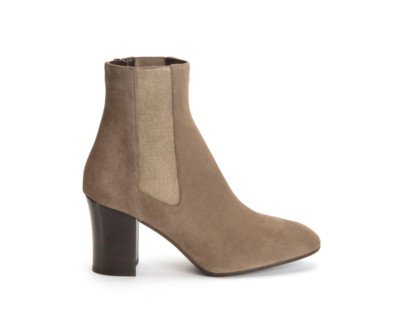 Aquatalia Frida Women's Taupe Suede Bootie Size Z25125