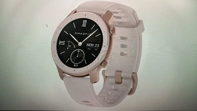 SW-0243 Amazfit GTR 42mm - Smartwatch A1910 Cherry Blossom Pink B-WARE