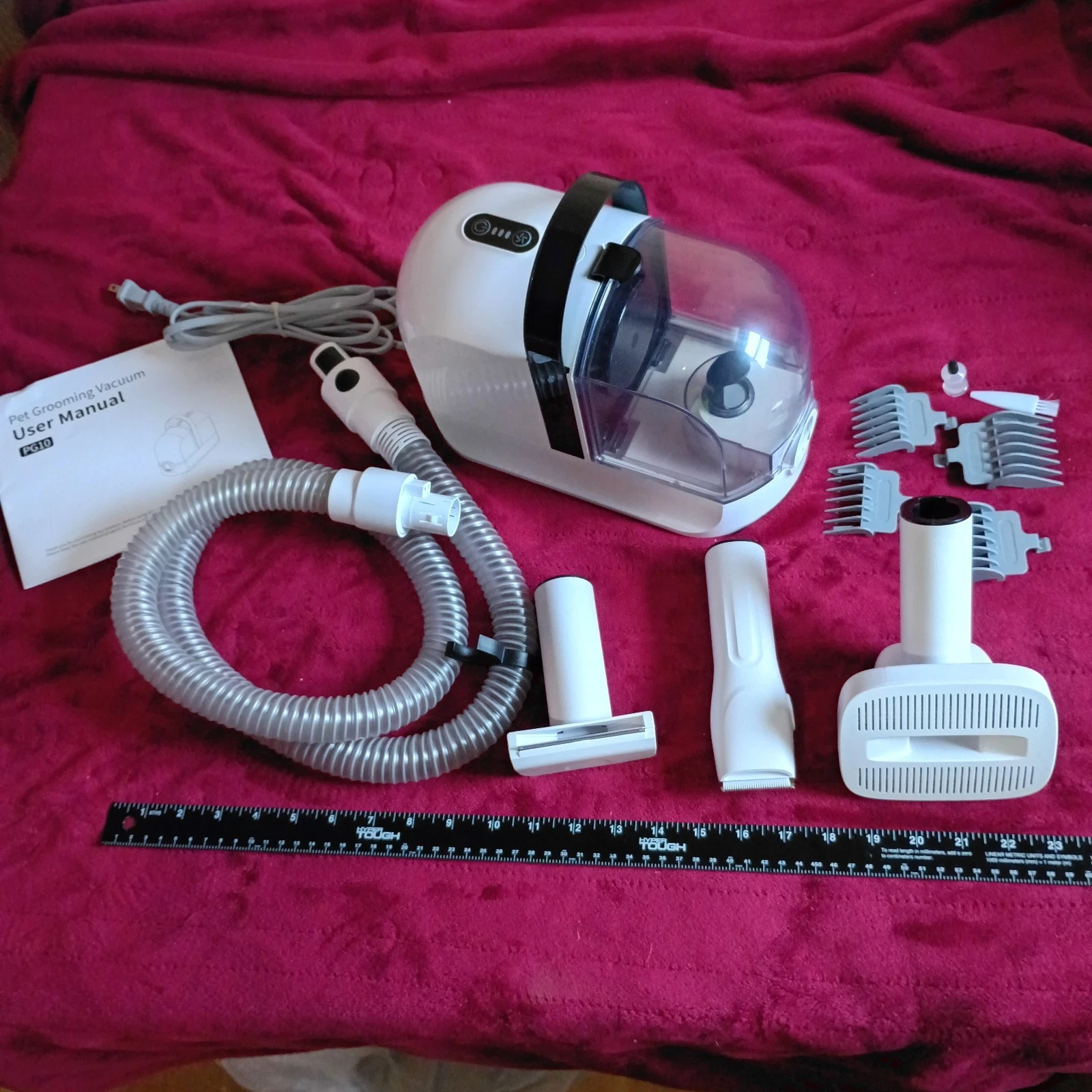 Pet Grooming Vacuum (model PG10) basically an all-in-one system (301