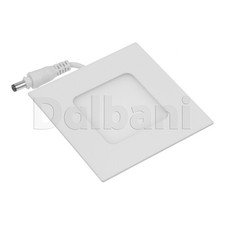 6pcs 3W LED 6000k Recessed Square Down Ceiling Panel Light for Home Office