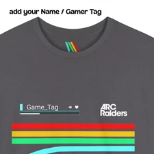 ARC Raiders Tshirt, Gamer Tag I Custom Name T-shirt, Gaming Tee PSN id