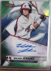 Topps 2025 Bowman's Best Green Refractor Autograph RC Walker Jenkins #B25-WJ /99
