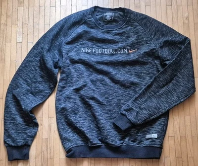 Sweatshirt Nike Gr. XL  s/w meliert Logo fällt klein aus Maße beachten! Eher M - Bild 1 von 4