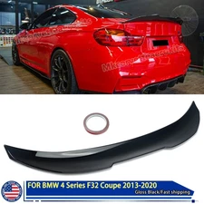 PSM STYLE REAR SPOILER WING LIP FOR BMW 4 Series F32 428i 430i COUPE 2014-2020