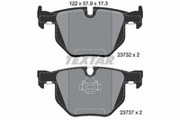 Bremsbelagsatz FÜR BMW 5 (E60), BMW 5 Touring (E61) - Textar 2373201