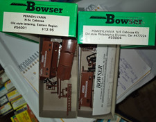 HO Bowser Lot of 2 Pennslyvania N-5 Caboose K...