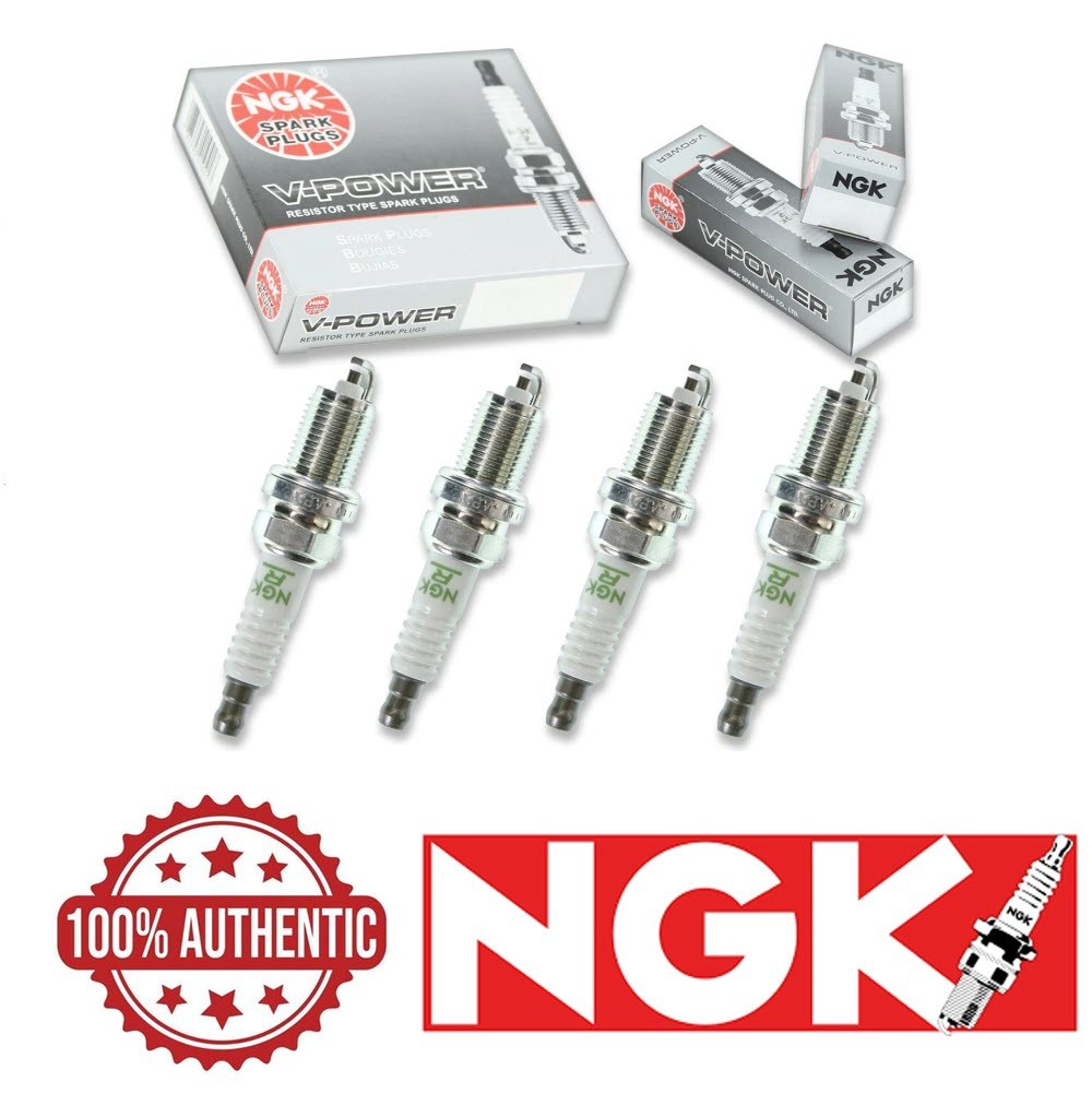 4-New NGK V-Power Copper Spark Plugs ZFR5J-11 #5584 Made in Japan