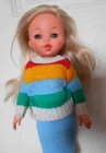 70s VINTAGE LISA JEAN italian doll barbie clone FURGA BLONDE 11" susi SINDY rare