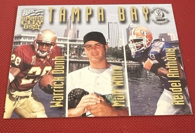 1997 Score Board Autographed Collection Sports City USA Strongbox #SC2 Tampa Bay