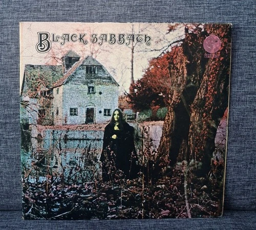 Black Sabbath Black Sabbath 1970 1st UK Press Vertigo LP Philips Text + Misprint