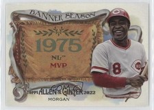 2022 Topps Allen & Ginter Banner Seasons Joe Morgan #BS-4 HOF 02v3