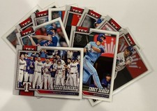 2026 Topps Series 1 Texas Rangers Team Lot – Evan Carter Seager García deGrom
