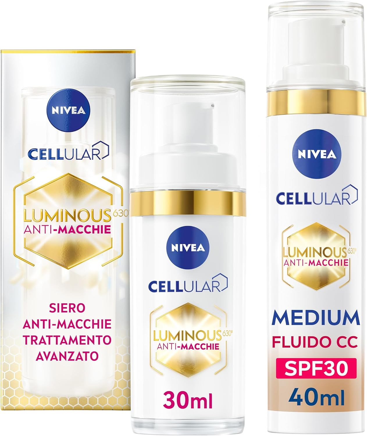 Trattamento Avanzato NIVEA Luminous 630: Set Skincare Anti-Macchie