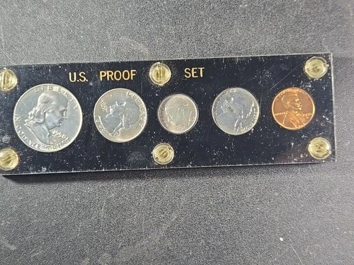 1958 U.S. Uncirculated SILVER coin set (0.90 fine, 0.61 oz) - 50, 25, 10 silver