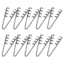  10 Pcs Fluffy Textured Styling Comb Hair Volume Pick Curling Tool