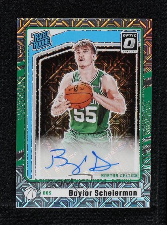2024 Panini Donruss Optic Choice Prizm Baylor Scheierman #310 Rookie Auto RC 9su