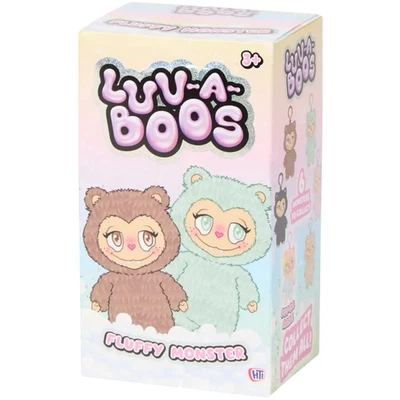 Luv-A-Boos Fluffy Monster Plüschtier Anhänger in Überraschungsbox NEU & OVP