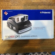 Polaroid One 600 Pro Instant Film Camera Silver 100mm Focus Range 2 FT RARE