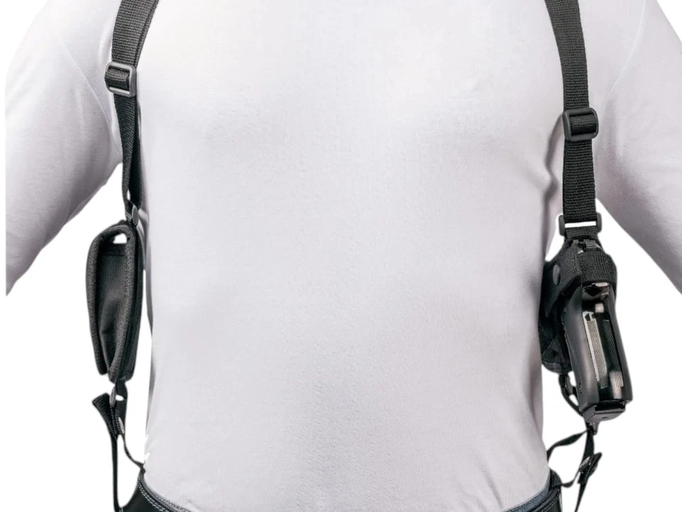 RH Horizontal Shoulder Holster w/Mag Pouch CZ P-01 - Image 3 of 4