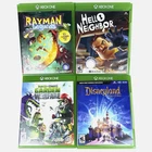🔥Lot of 4 Xbox One Kids Games–Rayman, PvZ GW, Hello Neighbor, Disney🔥