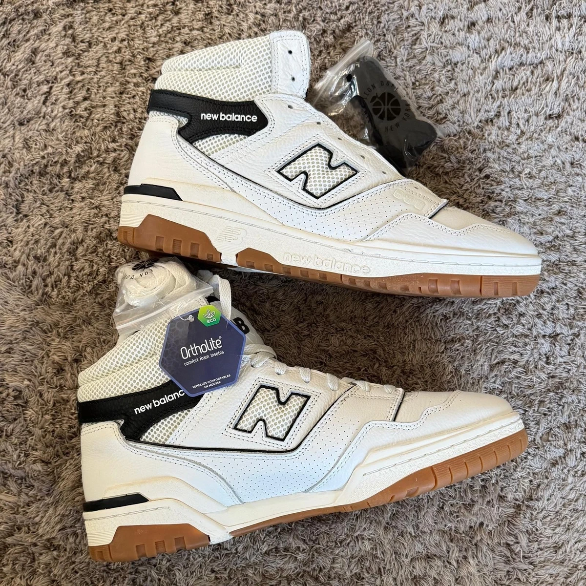 Aimé Leon Dore x New Balance 650R White Black Gum for Sale