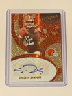 2025 Panini Revolution Shedeur Sanders RC Autograph Rookie Auto #109/199 SSP