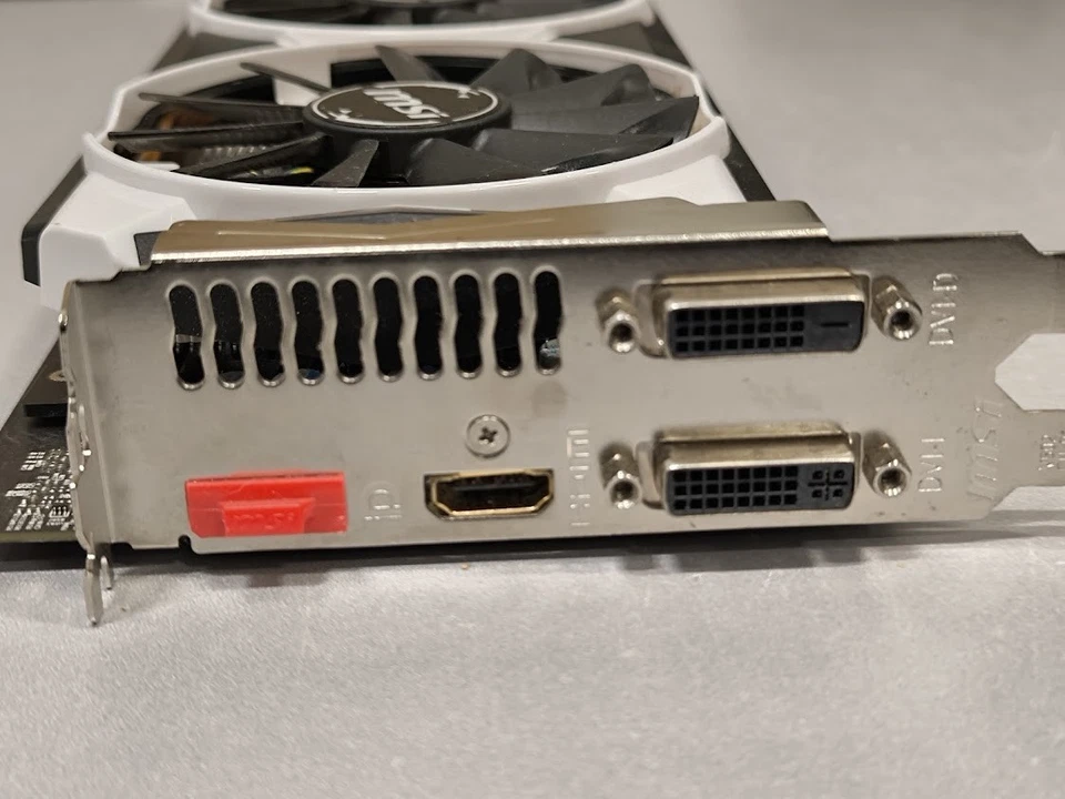MSI R9 380 2GD5T OC Graphics Card - Used, Working - Image 4 of 4