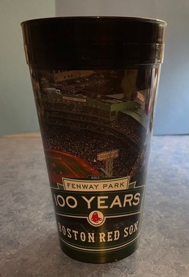 Boston Red Sox Cup Fenway Park 100 Years Souvenir Cup Aramark NO LID