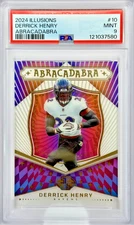 PSA 9 2024 Panini Illusions - Abracadabra Derrick Henry #10